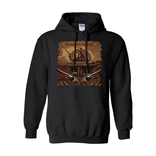 Deadman's Trigger Unisex Black Pullover Hoodie